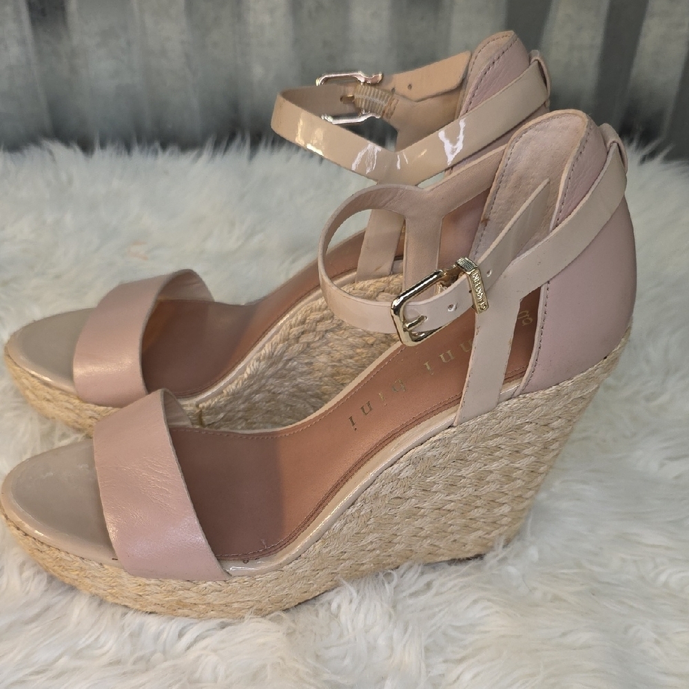 Gianni Bini Blush Wedge Sandals - Picture 7 of 8